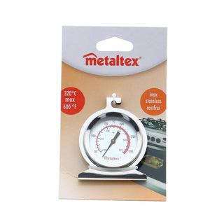 Thermomètre à four à métal métaltex métaltex 6 cm en acier inoxydable