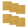 Ddddd chiffon en microfibre billie 30x30 cm jaune 6 pièces | 4 pièces