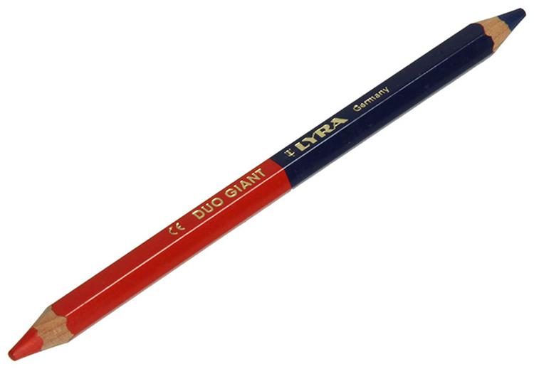 Lyra 1011477 - crayon géant rouge bleu 710 r | 24 pièces