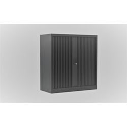 Armoire à portes roulantes chs105100 anthracite 100 x 45 x 105 cm