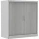 Armoire à portes roulantes chs105100 gris 100 x 45 x 105 cm