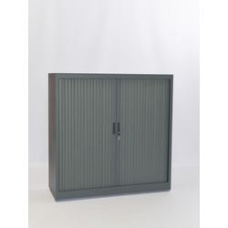 Armoire à portes roulantes chs120120 anthracite 120 x 45 x 120 cm
