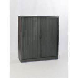 Armoire à portes roulantes chs120120 noir 120 x 45 x 120 cm