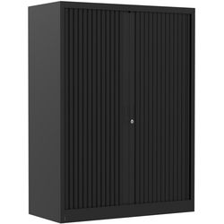 Armoire à portes roulantes chs135100 noir 100 x 45 x 135 cm