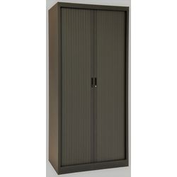 Armoire à portes roulantes chs195100 anthracite 120 x 45 x 195 cm