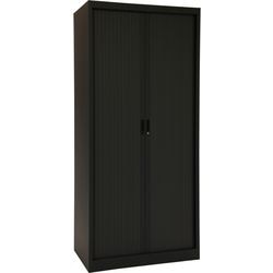 Armoire à portes roulantes chs195100 noir 195 x 100 x 45 cm