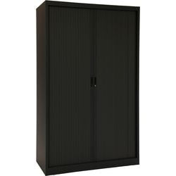 Armoire à portes roulantes chs195120 noir 120 x 66 x 195 cm