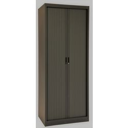 Armoire à portes roulantes chs19580 anthracite 80 x 45 x 195 cm