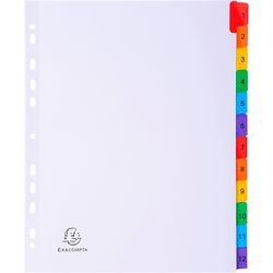 Onglets exacompta 4112e a4 maxi carton