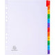 Onglets exacompta 4112e a4 maxi carton