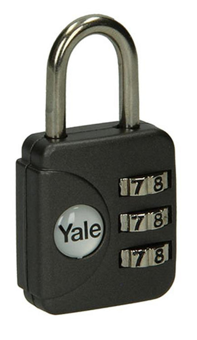 Yale 1018566 - cadenas à combinaison pour bagages gris yp1 28 121 1g 28mm | 5 pièces