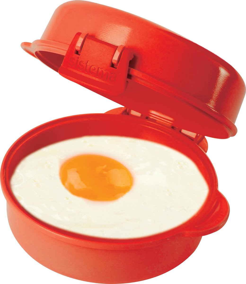 Sistema micro-ondes œufs faciles - cuiseur à œufs micro-ondes - machine à omelette - avec valve vapeur - 271 ml
