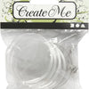 Boutons Creativ company, ronds, d 5,5 cm, 5 pièces, 1 boîte