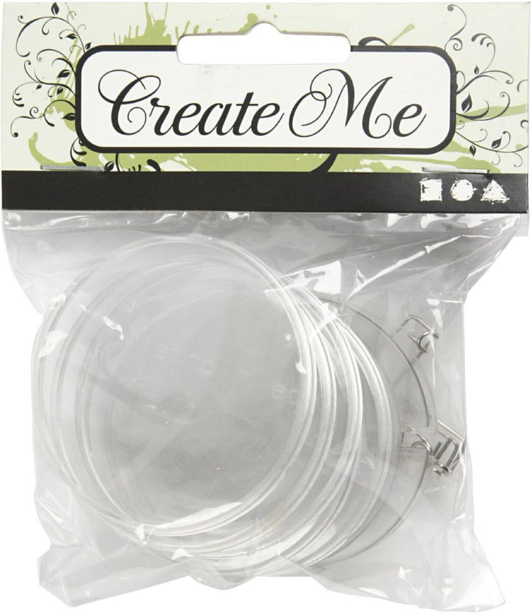 Boutons Creativ company, ronds, d 5,5 cm, 5 pièces, 1 boîte