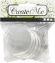 Boutons Creativ company, ronds, d 5,5 cm, 5 pièces, 1 boîte