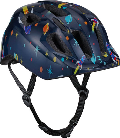 Bbb cycling hero casque enfant vélo bleu - réglable - rembourrage lavable - moyen : 4 - 6 ans - casque de vélo filles et garçons - casque de vélo enfants - astronaute - bhe-172