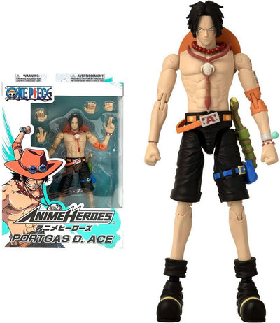 Bandai - héros d'anime - une pièce - portgas d. figurine Ace 17 cm - One Piece sous licence officielle - figurine Ace - 36934