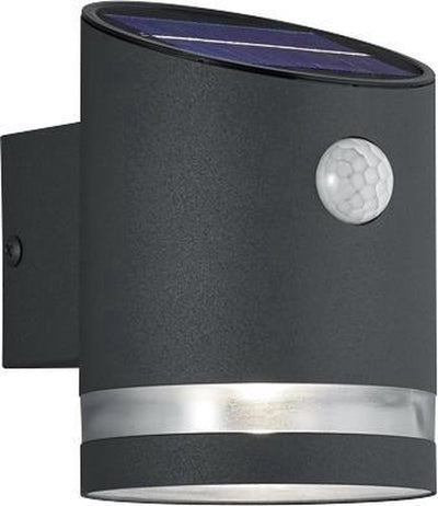 Rl vis ta lumière réalité salta - applique murale - anthracite - incl. 1x smd 3w - solaire - énergie solaire - éclairage extérieur - ip44