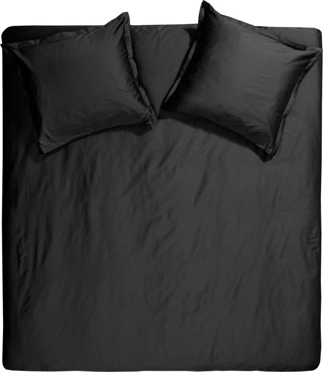 Housse de couette Cendrillon dimanche - extra large - satin - 260x200 220 cm - noir
