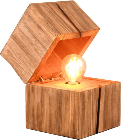 Trio trésor - lampe de table - naturel - incl. 1x e14 10w - interrupteur à cordon