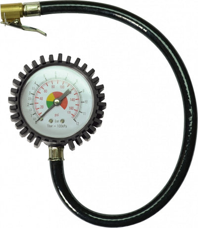 Manomètre Stanley 150538xstn - manomètre pour compresseur - max. 12bar - bar psi - noir