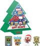 Funko - pop de poche Marvel Holiday 2022 ! Lot de 4 coffrets de Noël sapin porte-clés 3D 4 cm - multicolore