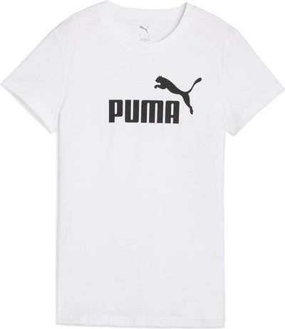 Puma ess non. T-shirt de sport femme 1 logo tee - blanc