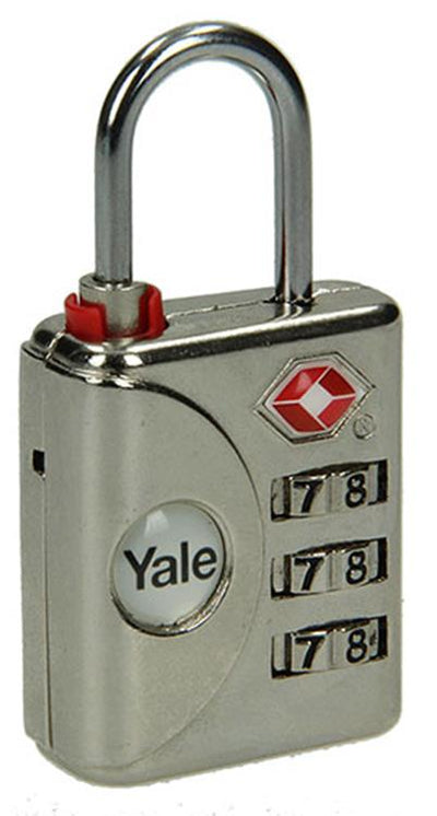 Yale 1018558 - cadenas à combinaison tsa ytp1 32 119 1 32mm | 5 pièces