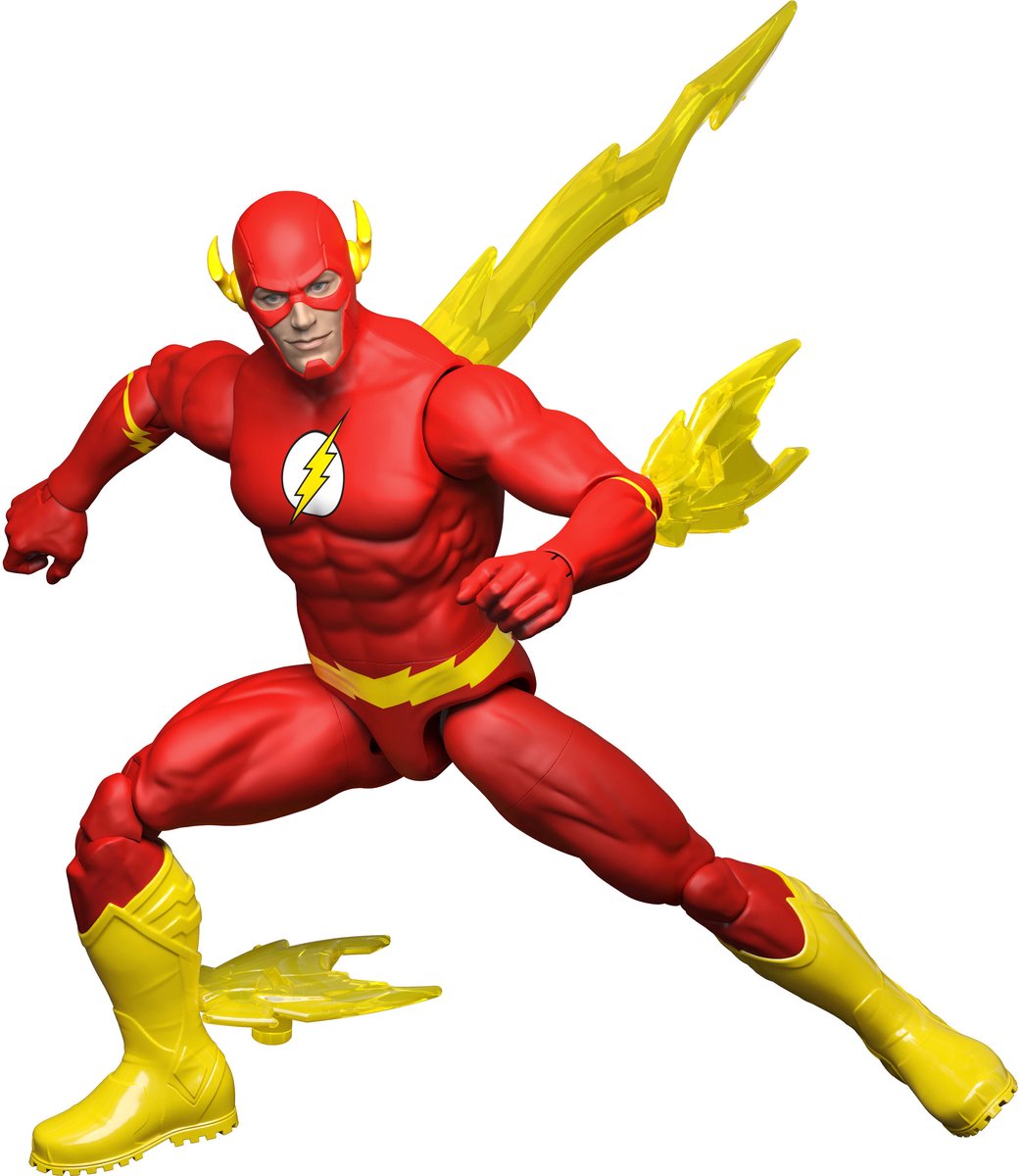 Mattel DC Premier Figurine articulée The Flash de 16,5 cm - avec 22 points d'articulation