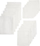Meyco baby uni starter set - pack de 18 - hydrophile - blanc