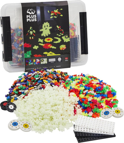 Boîte de rangement Plus Plus à construire et à briller plus-plus : 2000 pièces (3919)