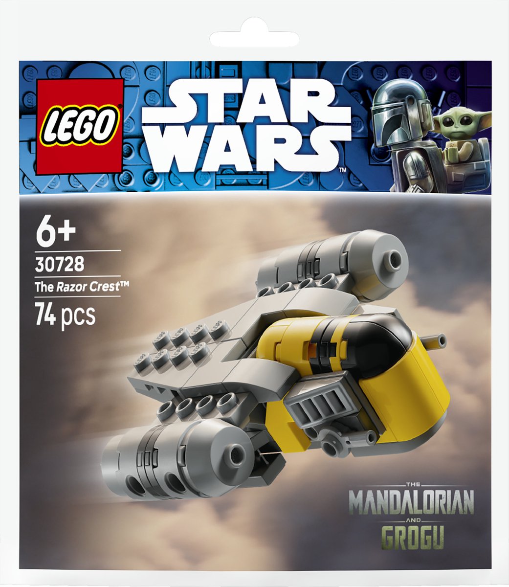 Lego star wars le mini modèle polybag de l'écusson du rasoir - 30728 - - taille unique