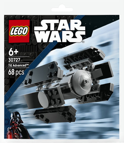 Lego 30727 sac star wars tie advanced™ mini modèle | 10 pièces