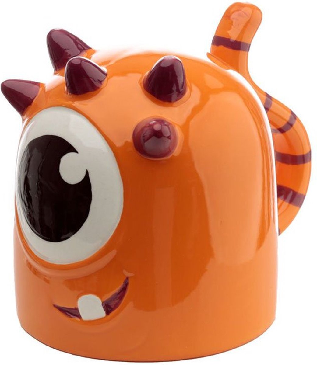 Monstarz Oranje Monster Upside Down Ceramic Mug