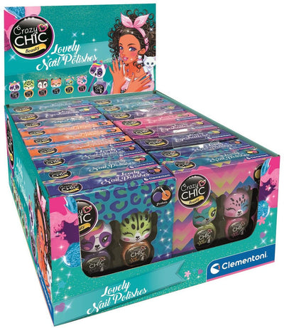 Clementoni Crazy Chic - Animaux de vernis à ongles, 2e.