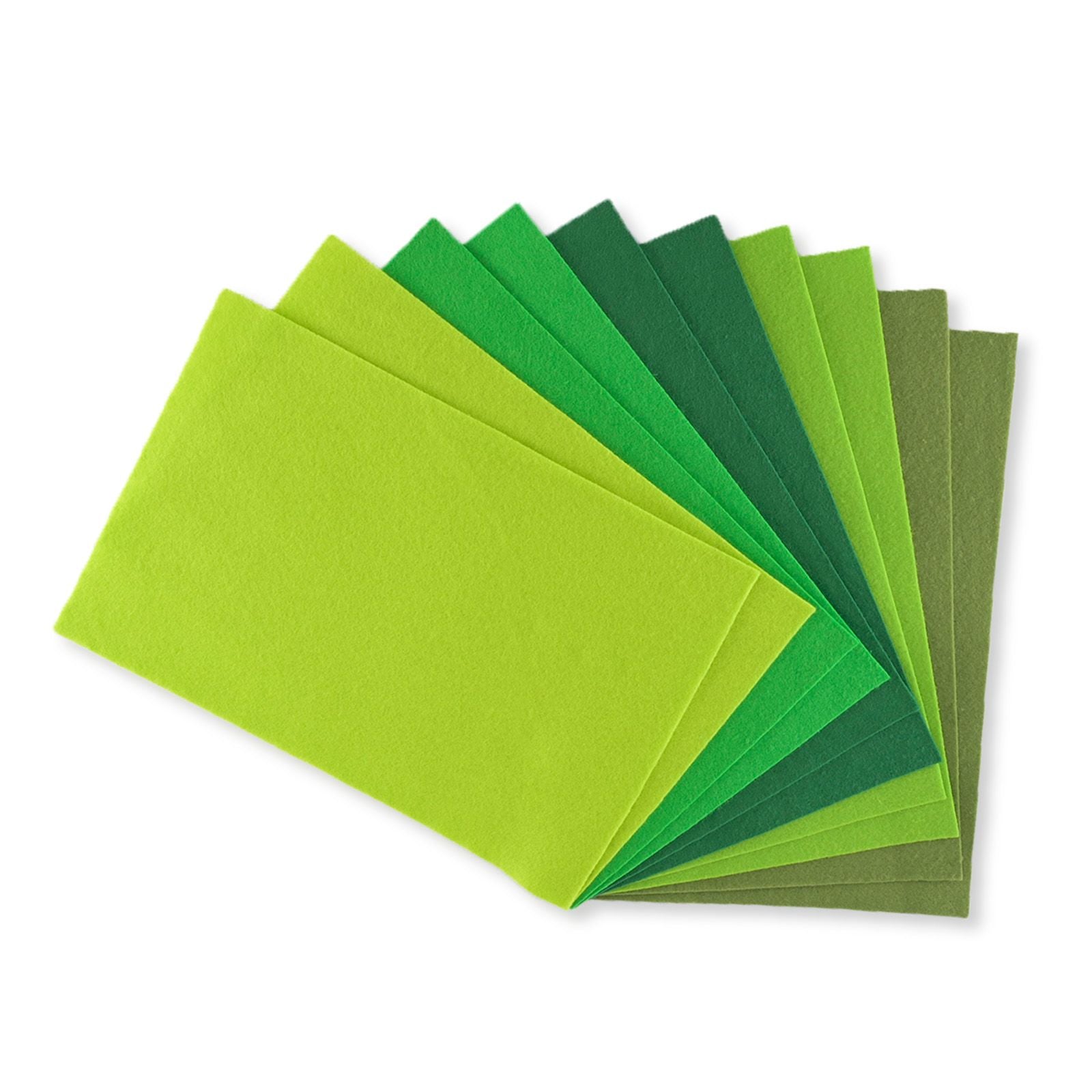 Vaessen creative • kit feutre 2 1mm a4 vert 10pcs.