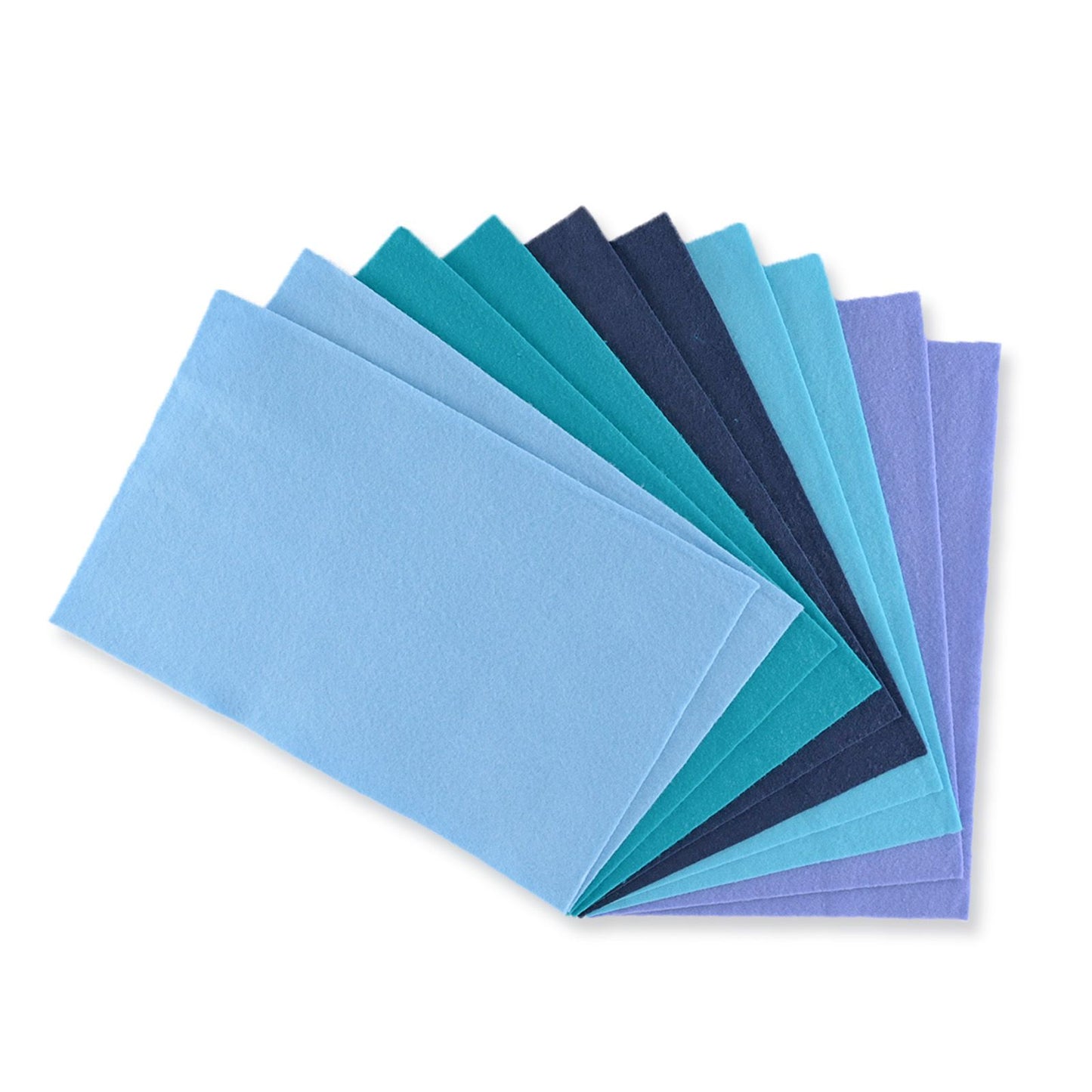 Vaessen creative • kit feutre 3 1mm a4 bleu 10pcs.