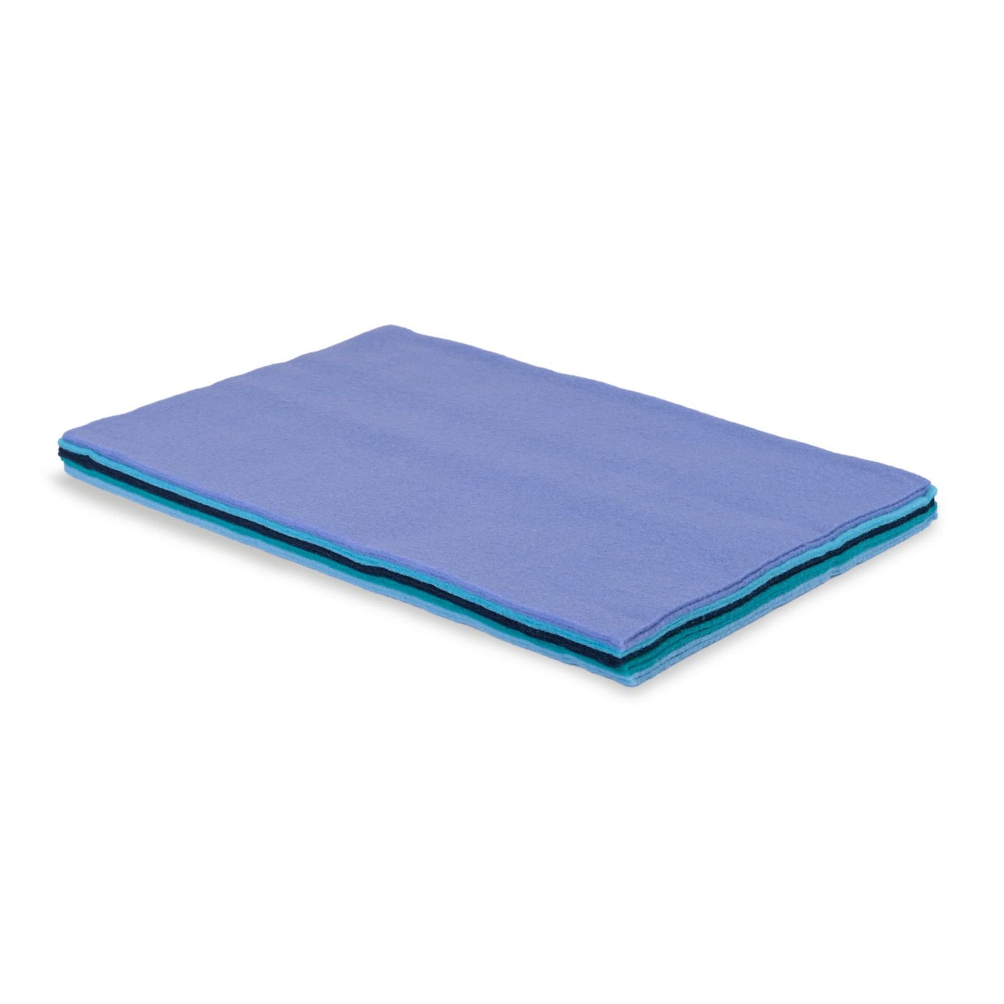 Vaessen creative • kit feutre 3 1mm a4 bleu 10pcs.