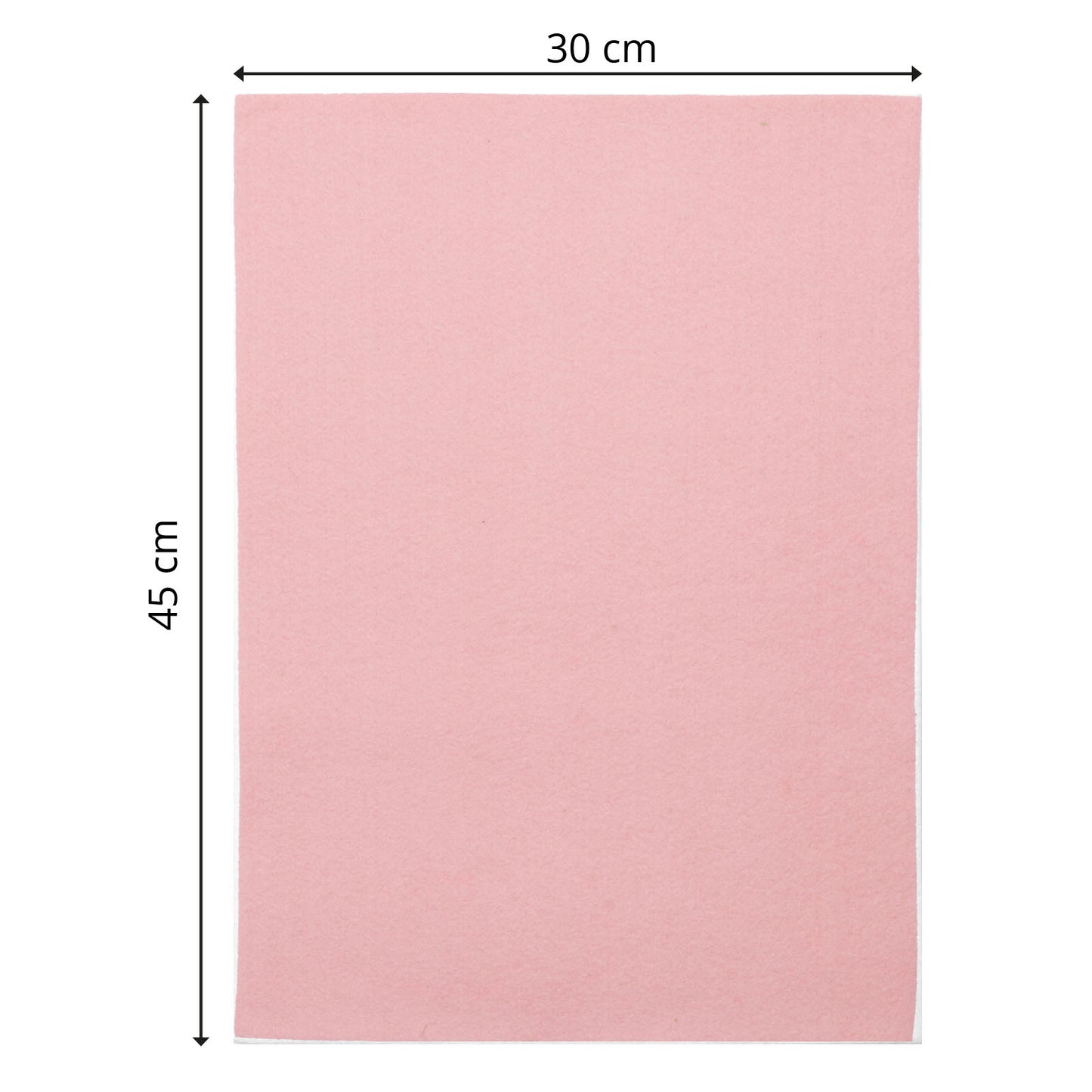 Vaessen creative • feutre 3,5mm 30x45cm rose clair