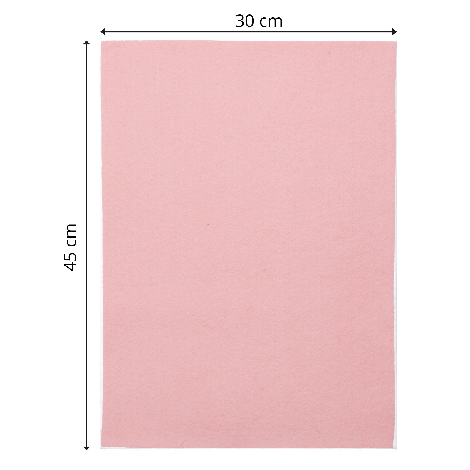 Vaessen creative • feutre 3,5mm 30x45cm rose clair