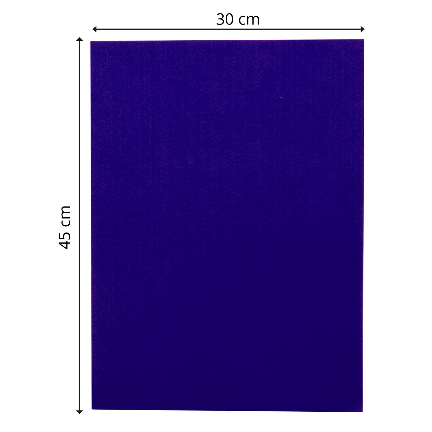 Vaessen creative • feutre 3,5mm 30x45cm bleu foncé
