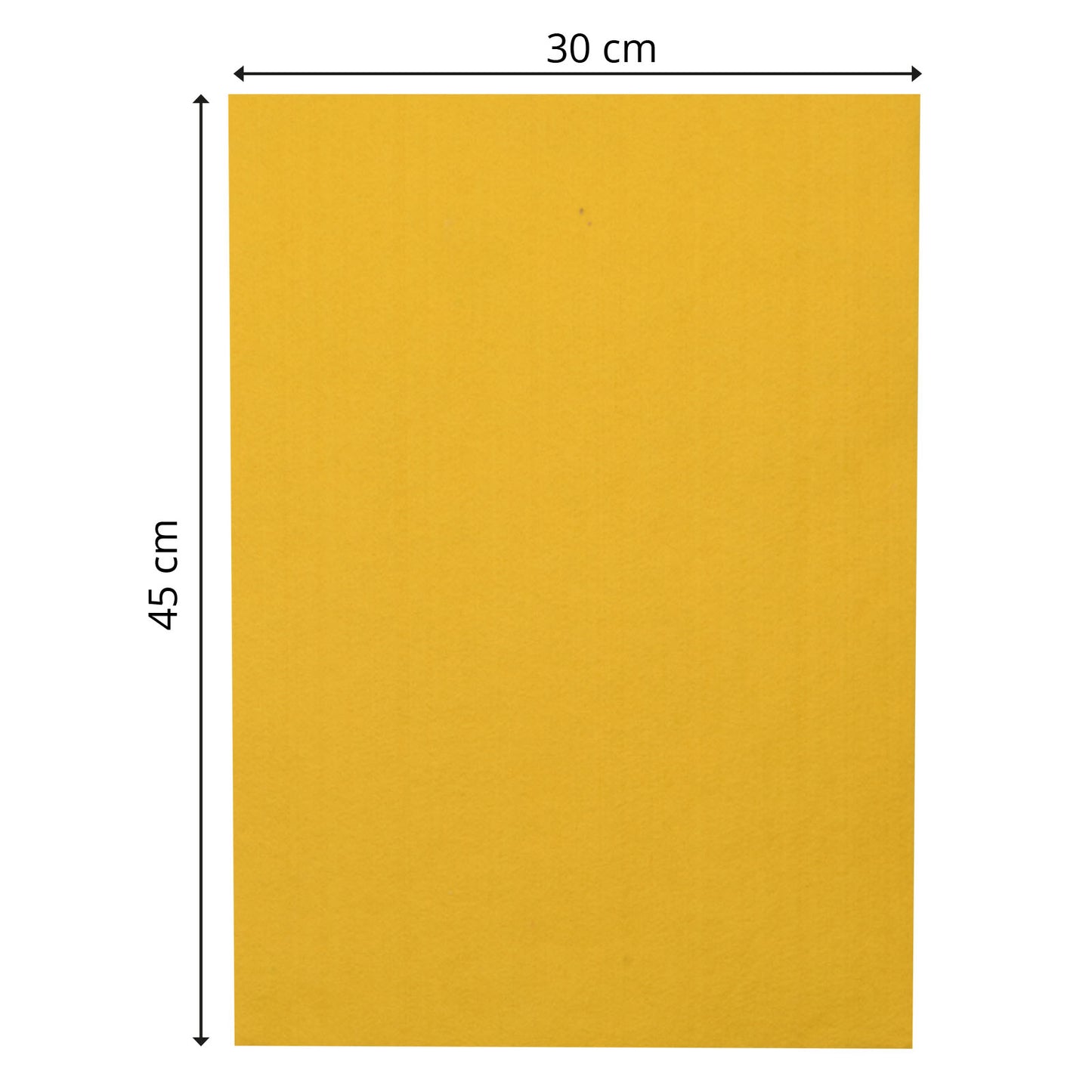 Vaessen creative • feutre 3,5mm 30x45cm jaune