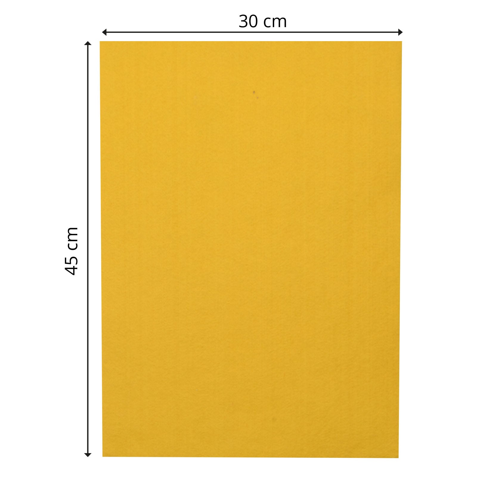 Vaessen creative • feutre 3,5mm 30x45cm jaune