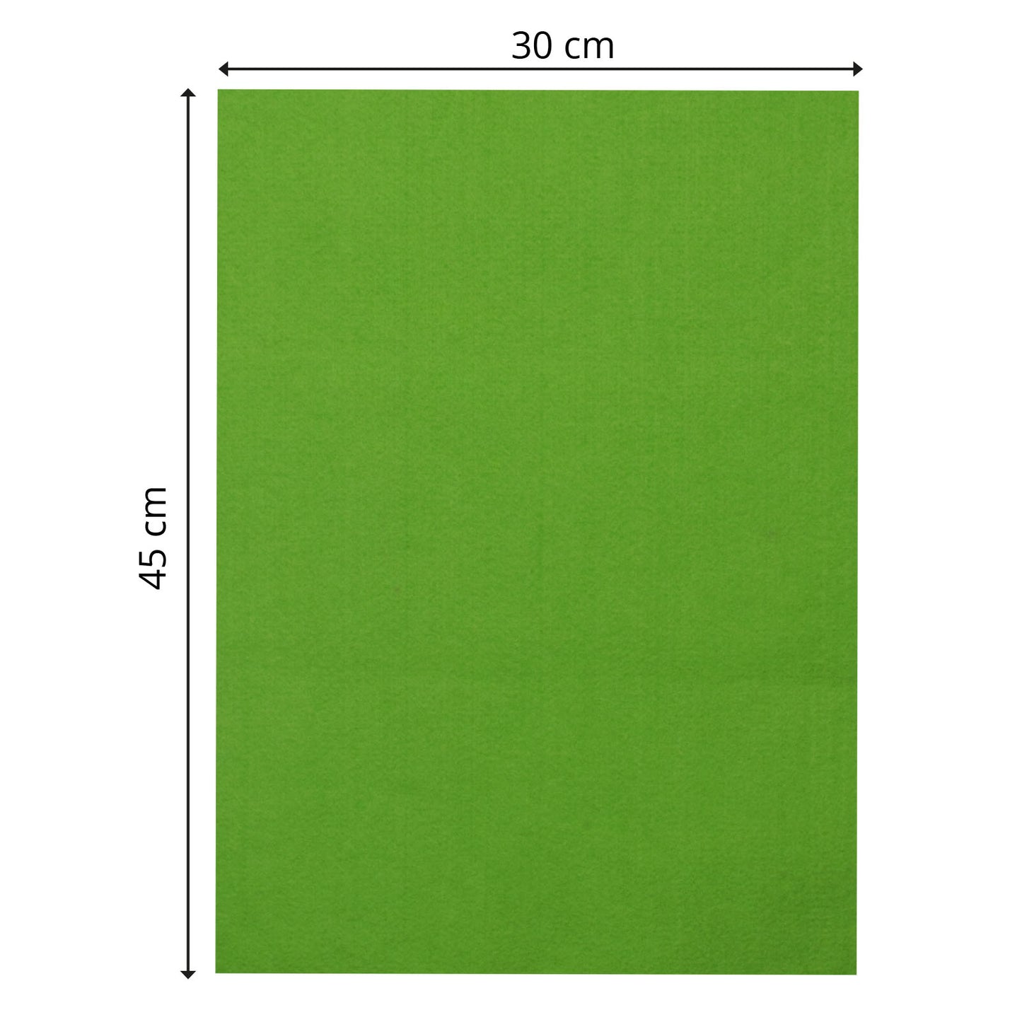 Vaessen creative • feutre 3,5mm 30x45cm vert clair