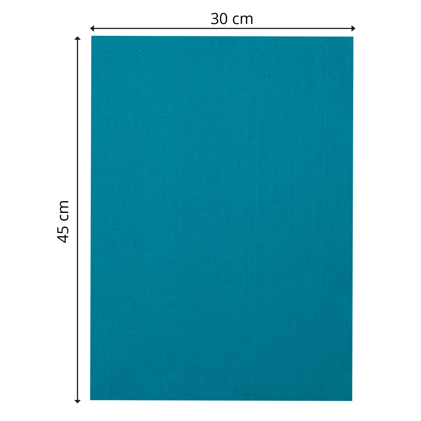 Vaessen creative • feutre 3,5mm 30x45cm turquoise