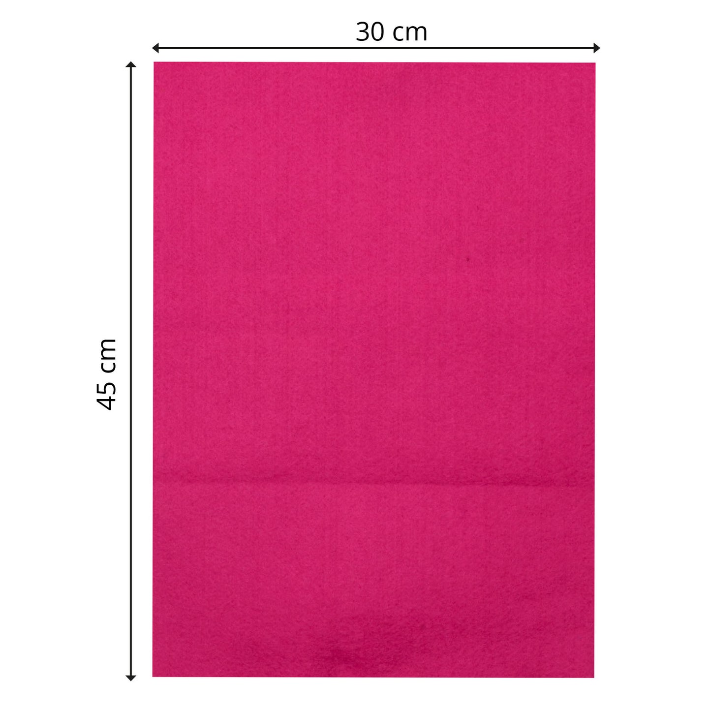 Vaessen creative • feutre 3,5mm 30x45cm fuchsia