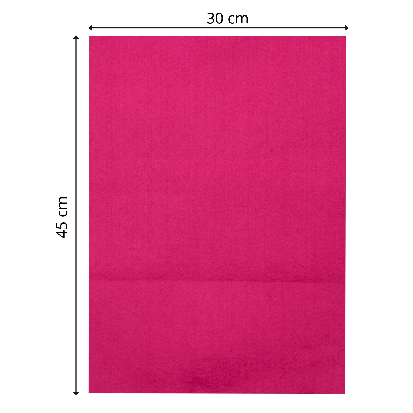 Vaessen creative • feutre 3,5mm 30x45cm fuchsia
