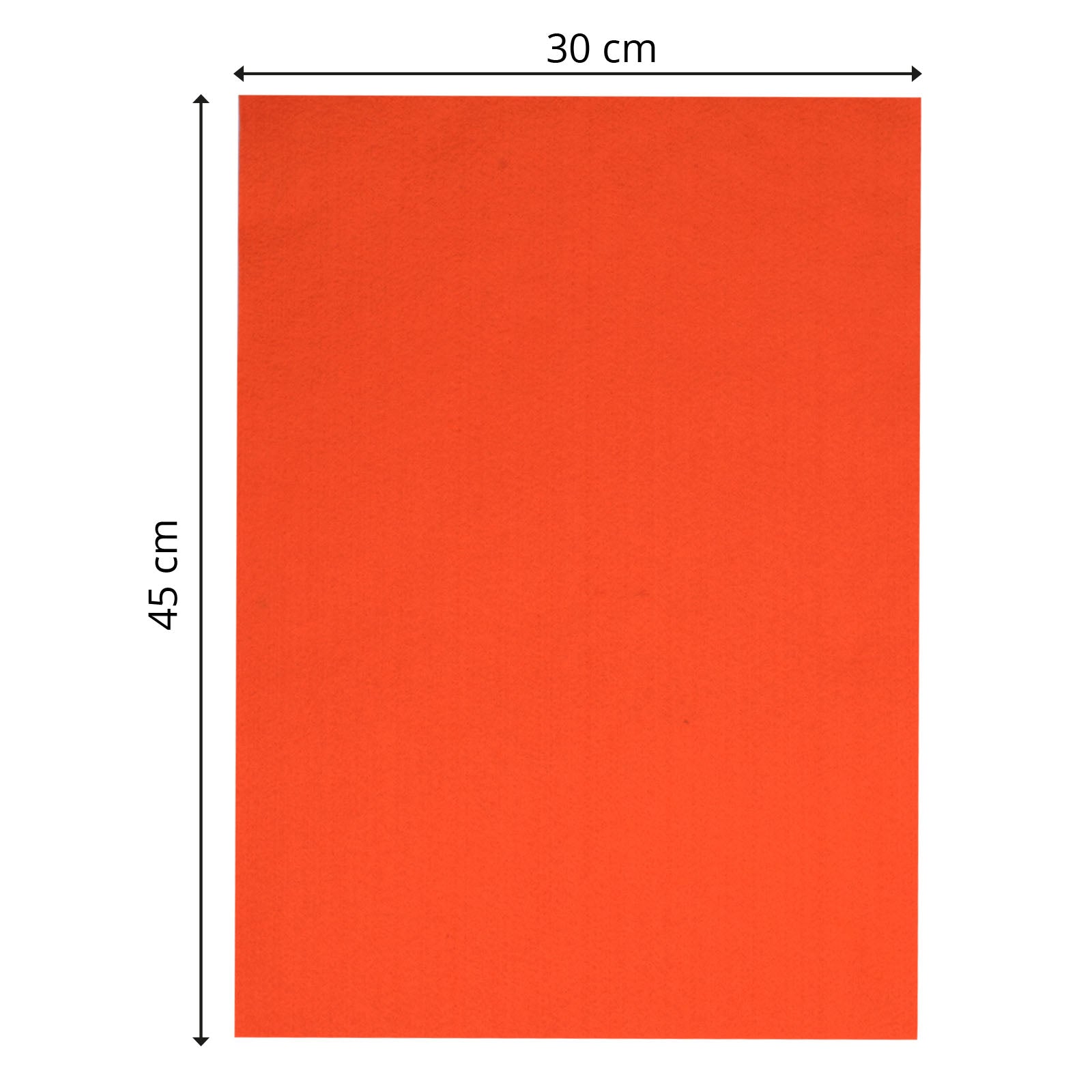 Vaessen creative • feutre 3,5mm 30x45cm orange