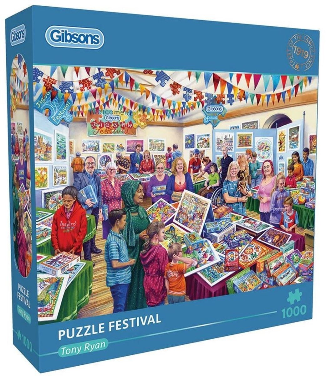 Gibsons - festival de puzzles (par tony ryan) - 1000 pièces 68×49cm (l×h) - puzzle pour adultes