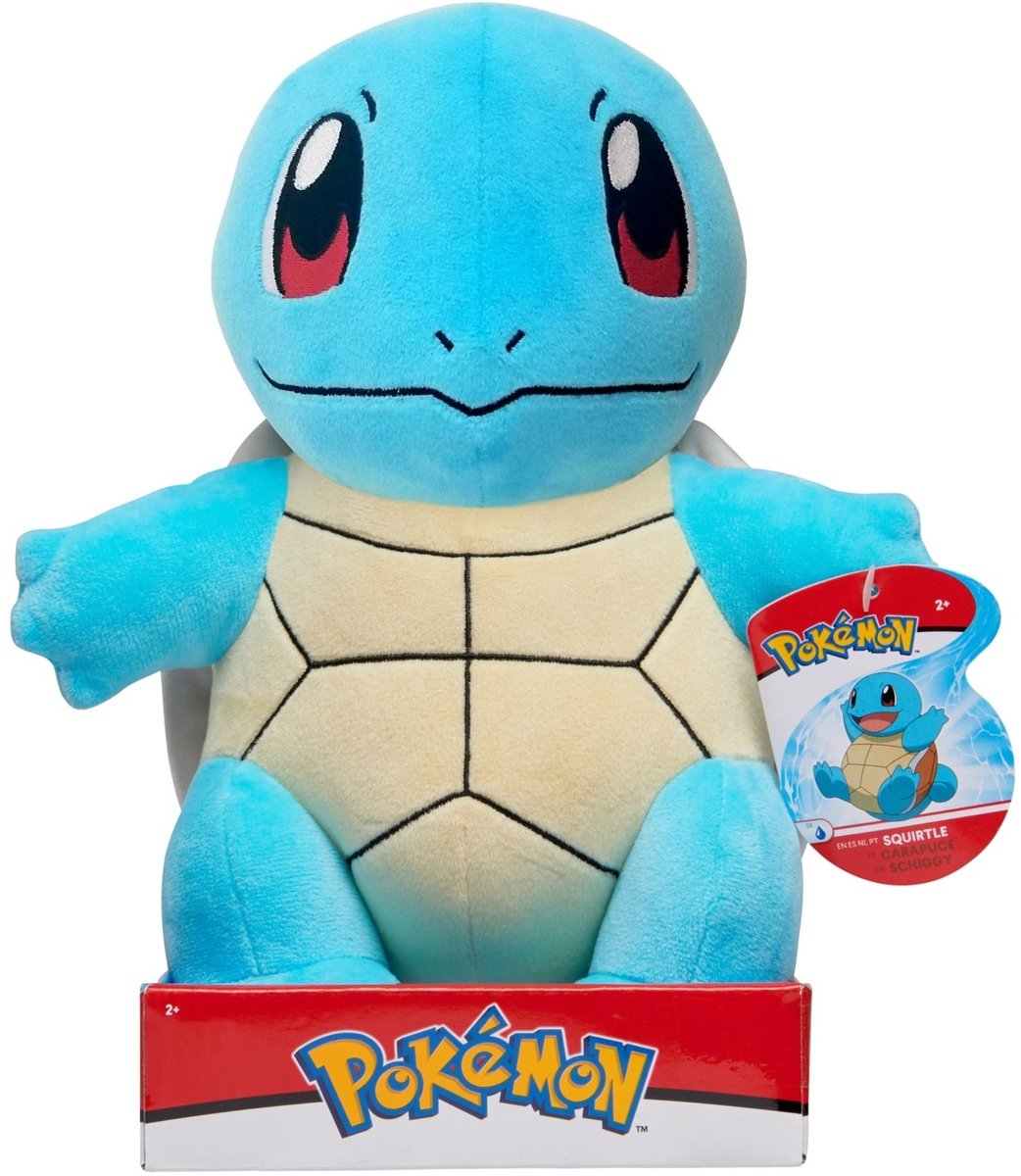 Jazwares peluche pokémon écureuil en peluche, 30cm